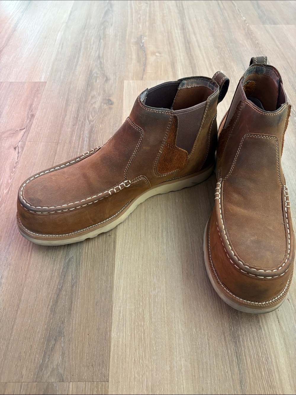 Men's Twisted X 4" Work Wedge Sole Composite Toe Boots.
